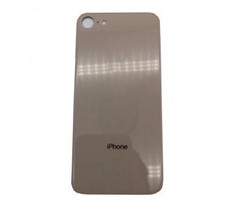Задняя крышка iPhone 8 (c увел. вырезом) Золотая#381436