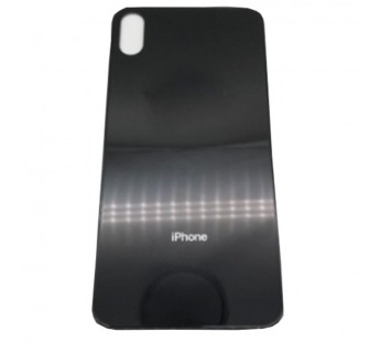 Задняя крышка iPhone X (c увел. вырезом) Черная#381962