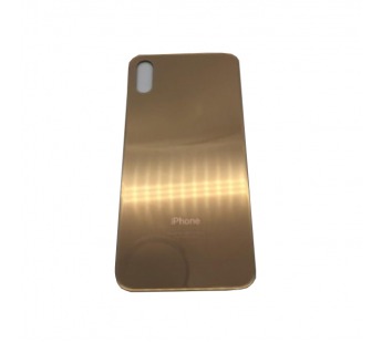 Задняя крышка iPhone XS Max (стекло) Золото ААА#381979