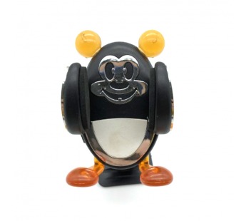 Автодержатель для телефона Микки Маус со светоиндикатором ЧЕРНЫЙ 65mm#2094106