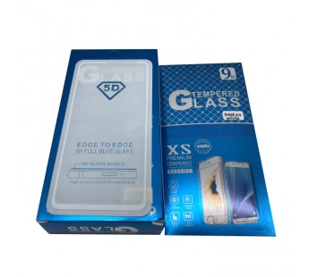 Защитное стекло Xiaomi Redmi Note 6 Pro (Full Glue) упаковка+салфетки Белое#2100076