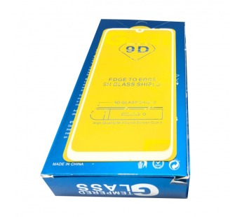 Защитное стекло Xiaomi Redmi Note 7 (Full Glue) упаковка+салфетки Белое#2100075