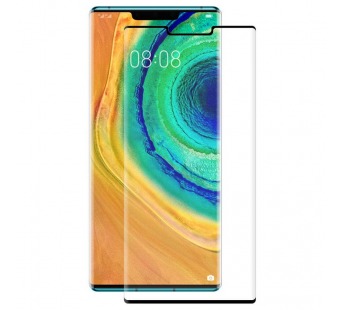 Защитное стекло Huawei Mate 30 Pro (3D Full Glue) тех упаковка Черное#1655367