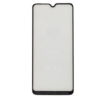 Защитное стекло Xiaomi Mi A3 5D (тех упаковка) 0.3mm Черный#1654852