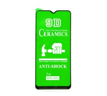 Защитное стекло-плёнка Samsung A20S/M20S (2019) Черная#2070399