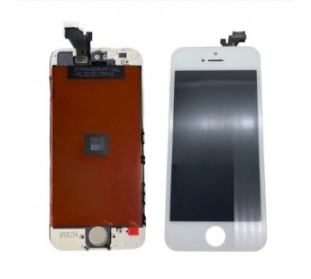 Дисплей iPhone 5 + тачскрин белый с рамкой (LCD Копия - AAA )#1996957