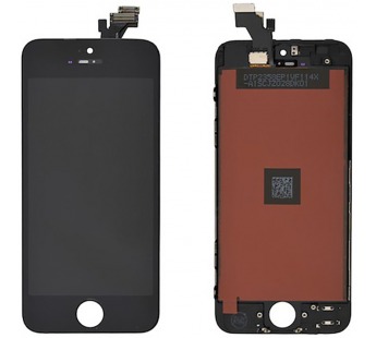 Дисплей iPhone 5 + тачскрин черный с рамкой (LCD Копия - LT)#1856800