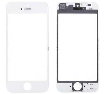 Стекло iPhone 6S Plus + рамка + OCA белое Оригинал#408631