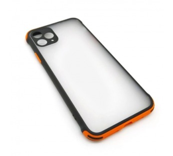 Чехол iPhone 11 Pro Max (New Model Full) Противоударный Матовый (Оранжевый)#2102080