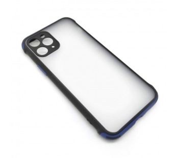Чехол iPhone 11 Pro Max (New Model Full) Противоударный Матовый (Темно-Синий)#2102083