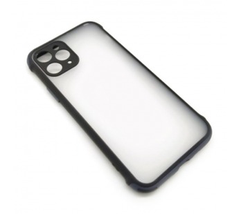 Чехол iPhone 11 Pro Max (New Model Full) Противоударный Матовый (Черный)#2102085