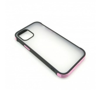 Чехол iPhone 12 Mini (New Model Full) Противоударный Матовый (Розовый)#395191