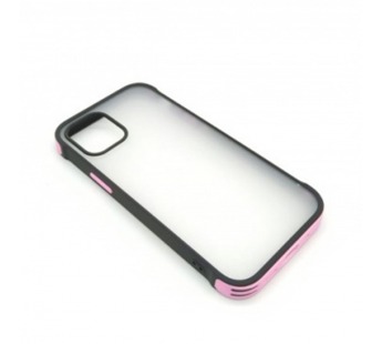 Чехол iPhone 12 Mini (New Model Full) Противоударный Матовый (Розовый)#2102089