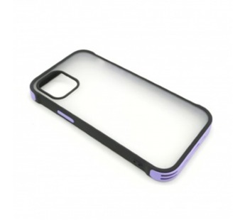 Чехол iPhone 12 Mini (New Model Full) Противоударный Матовый (Фиолетовый)#395202