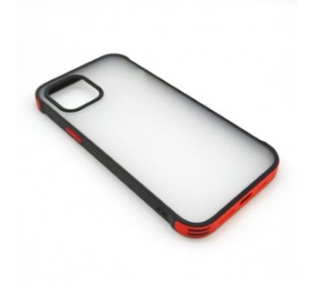 Чехол iPhone 12 Pro Max (New Model Full) Противоударный Матовый (Красный)#395203