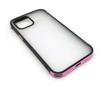 Чехол iPhone 12 Pro Max (New Model Full) Противоударный Матовый (Розовый)#395381