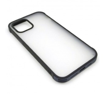 Чехол iPhone 12 Pro Max (New Model Full) Противоударный Матовый (Черный)#2102098