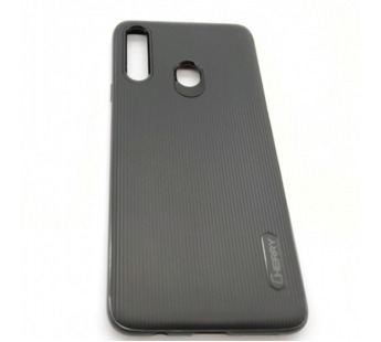 Чехол Samsung A20S (2019) Силикон Cherry Черный#399095