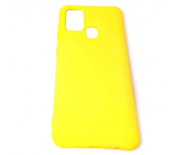 Чехол Samsung A21S (2020) Силикон Slim полоса Желтый#410525