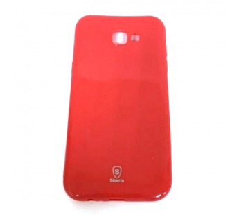 Чехол Samsung  A7 (2017) Siberia MIX красный#1223143