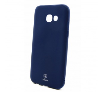 Чехол Samsung  A7 (2017) Siberia MIX синий Soft touch#1223140