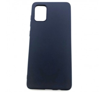 Чехол Samsung A71 (2020) Силикон Slim полоса Черный#413319