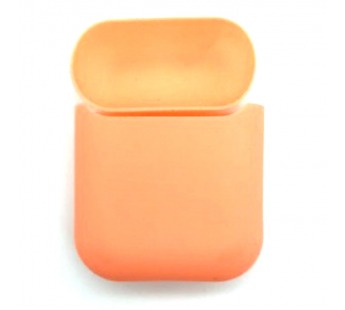 Чехол AirPods 1/2 силикон №10 в упаковке Оранжевый#406300