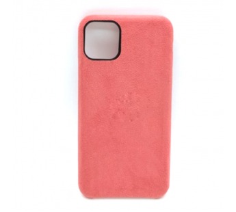 Чехол iPhone 11 Pro Alcantara Case в упаковке Красная Ягода#403661