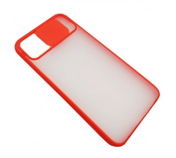 Чехол iPhone 12 Mini (5.4) Матовый Slide Camera Красный#438037
