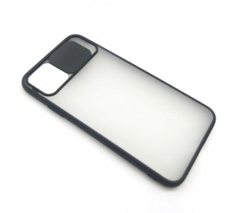 Чехол iPhone 12/12 Pro (6.1) Матовый Slide Camera Черный#2095146