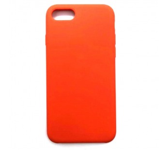 Чехол iPhone 7/8/SE (2020) Silicone Case №13 в упаковке Оранжевый красный#405361