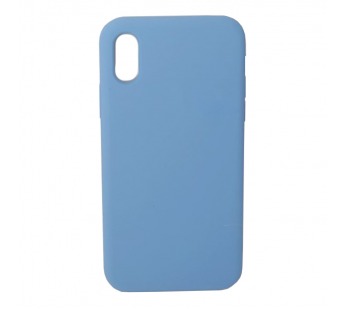 Чехол iPhone X/XS Silicone Case №24 в упаковке Голубой#1772915