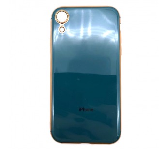 Чехол iPhone XR Силикон Кейс Глянцевый Forest Green#1777139