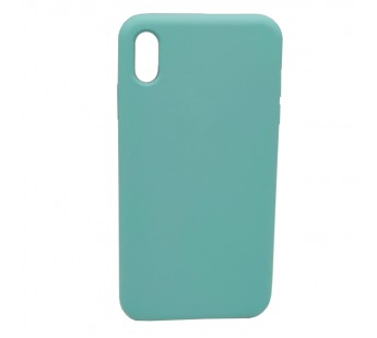 Чехол iPhone XS Max Silicone Case №21 в упаковке Голубой лед#1773100