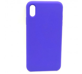 Чехол iPhone XS Max Silicone Case №30 в упаковке Темно фиолетовый#1773102