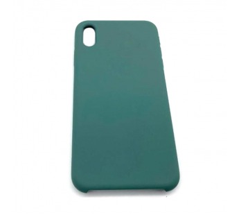 Чехол iPhone XS Max Silicone Case №58 в упаковке Серо-Зеленый#1776909