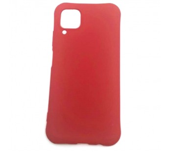 Чехол Huawei P40 Lite/Nova 6SE/Nova 7i (2020) Силикон Slim полоса Красный#413532