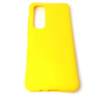 Чехол Xiaomi Mi Note 10 Lite (2020) Силикон Slim полоса Желтый#395845