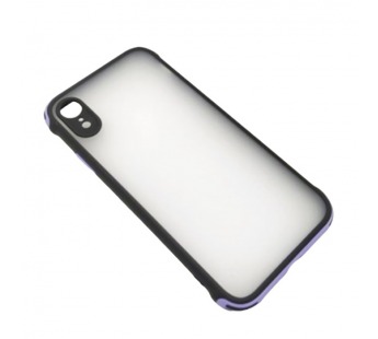Чехол iPhone XR (New Model Full) Противоударный Матовый (Фиолетовый)#2102130