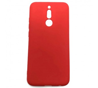 Чехол Xiaomi Redmi 8 (2019) Силикон Матовый Красный#409887