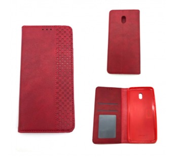 Чехол Xiaomi Redmi 8A (2019) Книжка Wallet Кожа Красный#409551