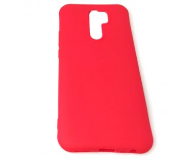 Чехол Xiaomi Redmi 9 (2020) Силикон Slim полоса Красный#411351