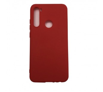 Чехол Xiaomi Redmi Note 8 (2019) Силикон Матовый Красный#397567
