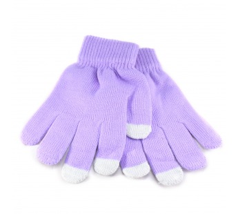 Перчатки для сенсорных экранов - (purple)#384904