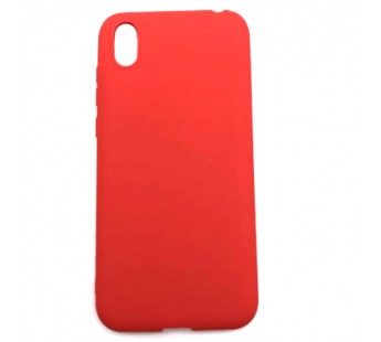 Чехол Honor 8S/Y5 (2019) Силикон Матовый Красный#411381