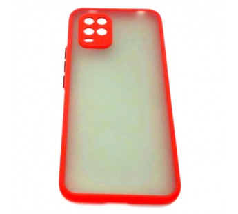 Чехол Xiaomi Mi 10 Lite (2020) Противоударный Матовый Красный#411821
