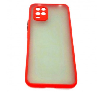 Чехол Xiaomi Mi 10 Lite (2020) Противоударный Матовый Красный#2103159