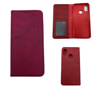 Чехол Xiaomi Mi 8 (2018) Книжка Wallet Кожа Красный#393156