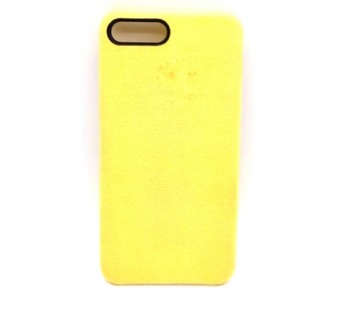 Чехол iPhone 7/8 Plus Alcantara Case в упаковке Желтый#403604