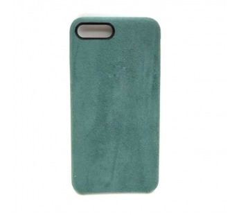 Чехол iPhone 7/8 Plus Alcantara Case в упаковке Зеленый#403605